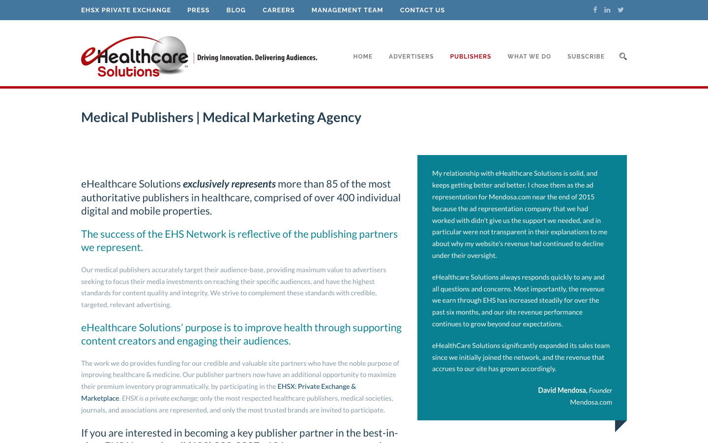 Publishers Page