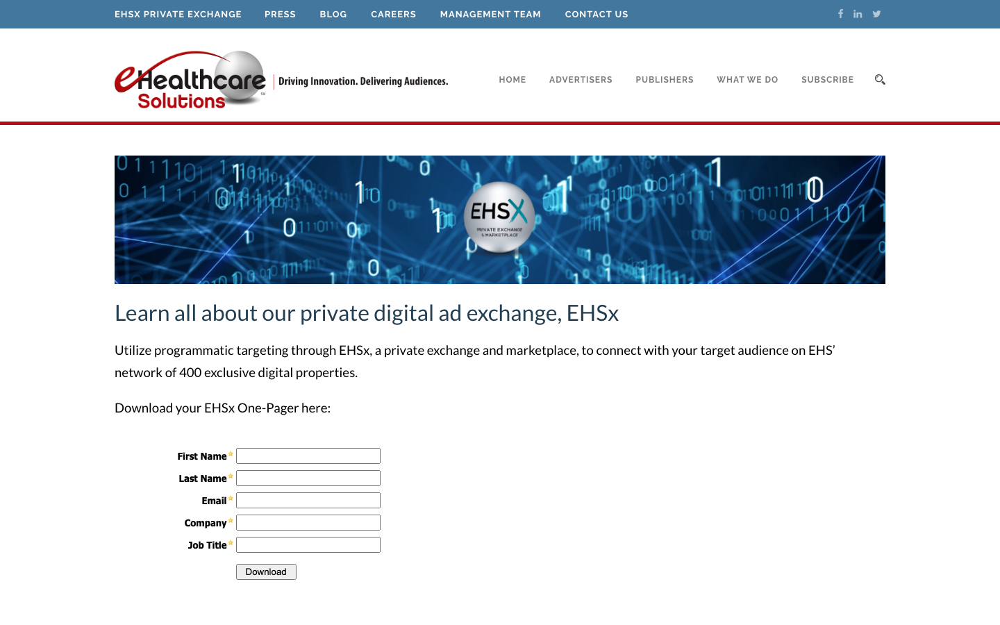 EHSx Page